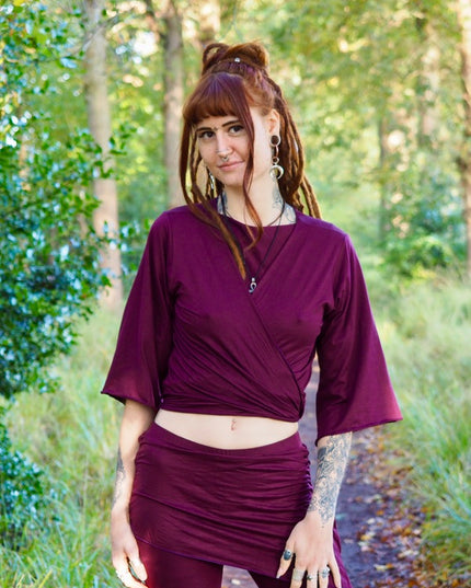 Tai Top Burgundy