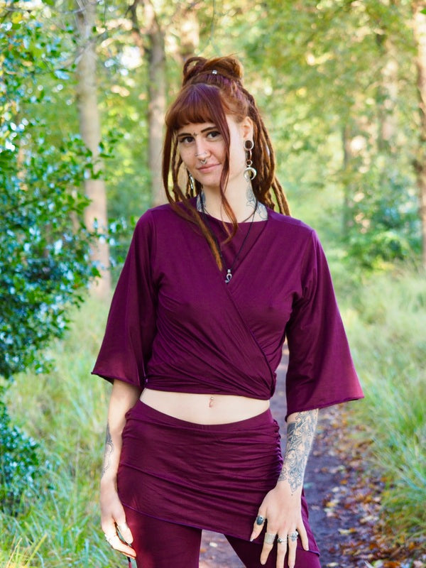 Tai Top Burgundy