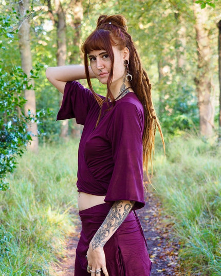 Tai Top Burgundy