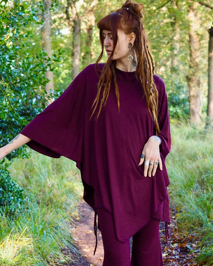 Yoga Poncho Prema Burgundy