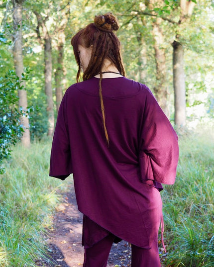 Yoga Poncho Prema Burgundy
