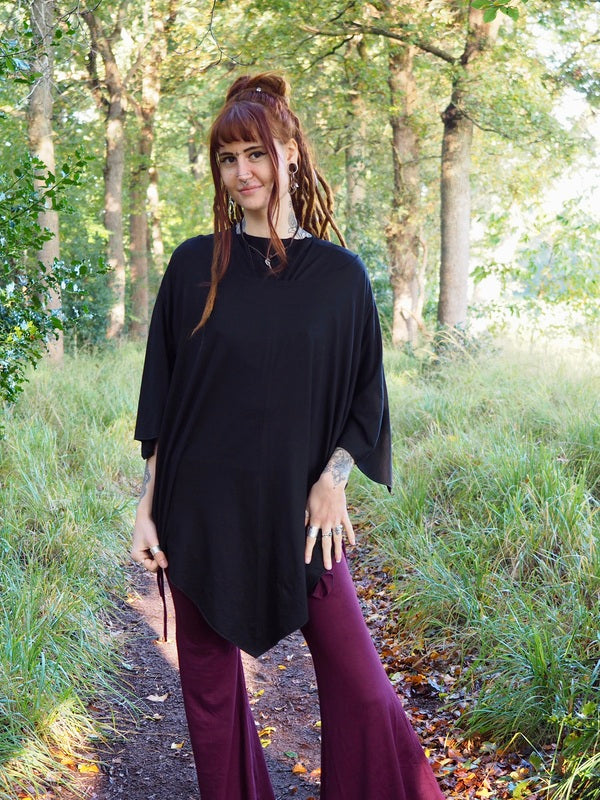 Yoga Poncho Prema Zwart