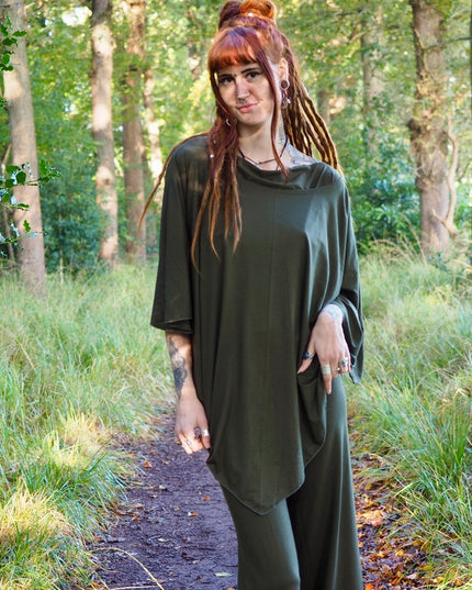 Yoga Poncho Prema Groen