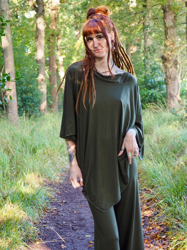 Yoga Poncho Prema Groen