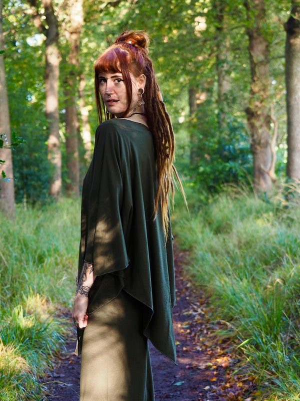 Yoga Poncho Prema Groen