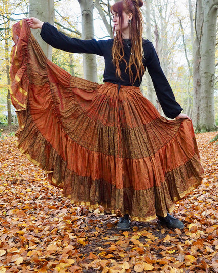 Silk Gypsy Skirt 205