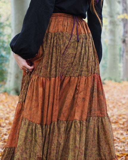 Silk Gypsy Skirt 205