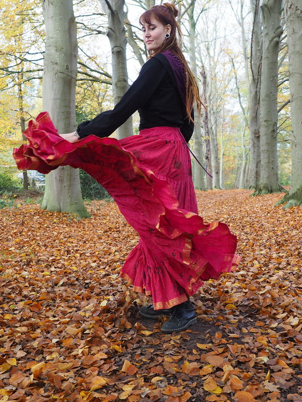 Zijden Gypsy Rok 129