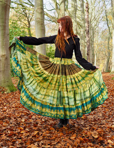 Tie Dye Zijden Rok 41