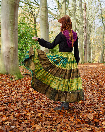 Tie Dye Zijden Rok 41