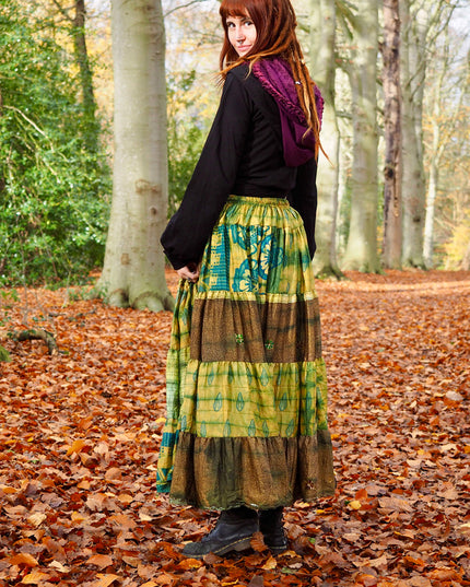 Tie Dye Zijden Rok 41