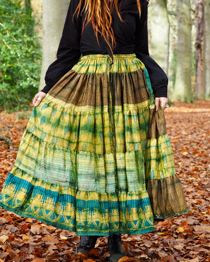 Tie Dye Zijden Rok 41