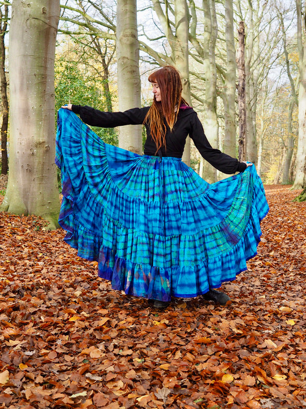 Tie Dye Zijden Rok 42