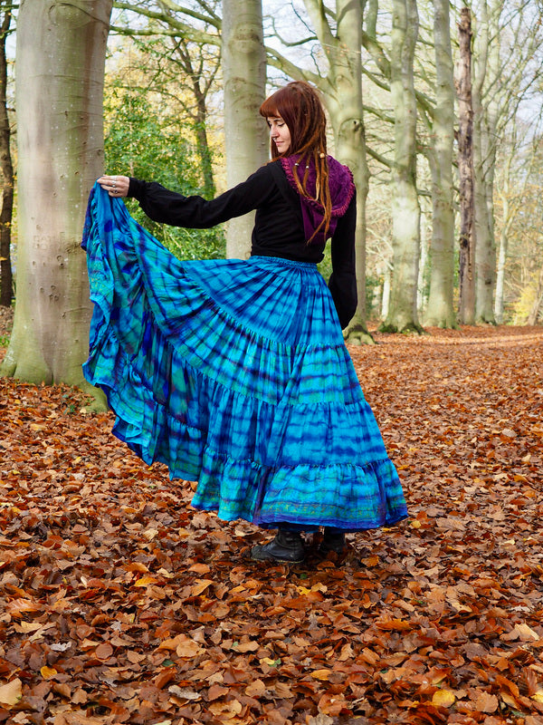 Tie Dye Zijden Rok 42