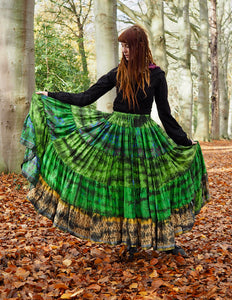 Tie Dye Zijden Rok 45