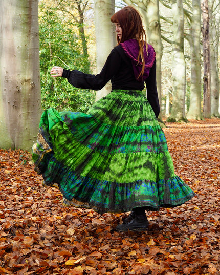 Tie Dye Zijden Rok 45