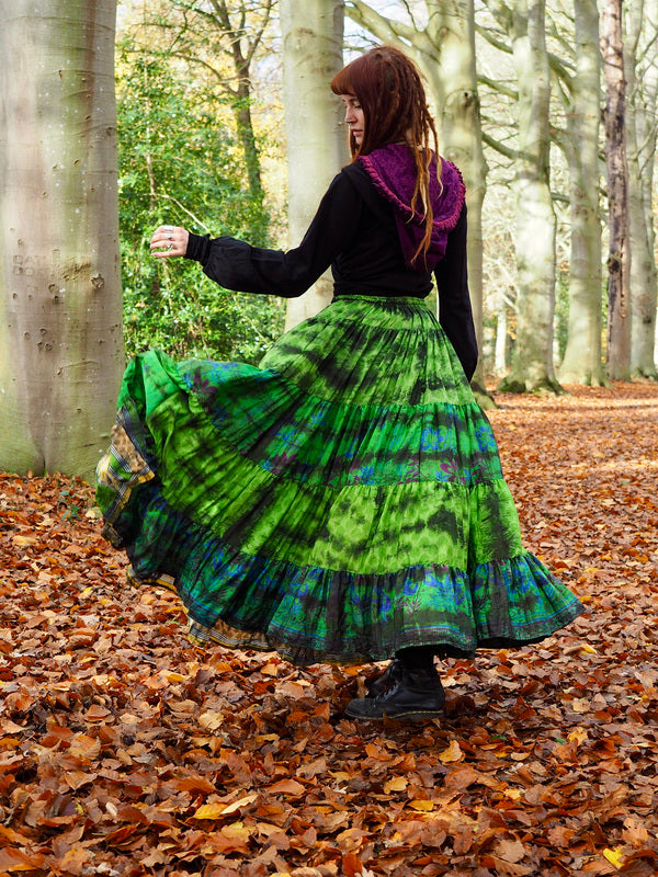 Tie Dye Zijden Rok 45