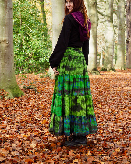 Tie Dye Zijden Rok 45