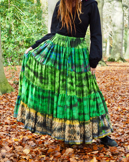 Tie Dye Zijden Rok 45