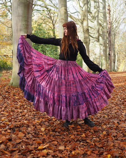 Tie Dye Zijden Rok 46