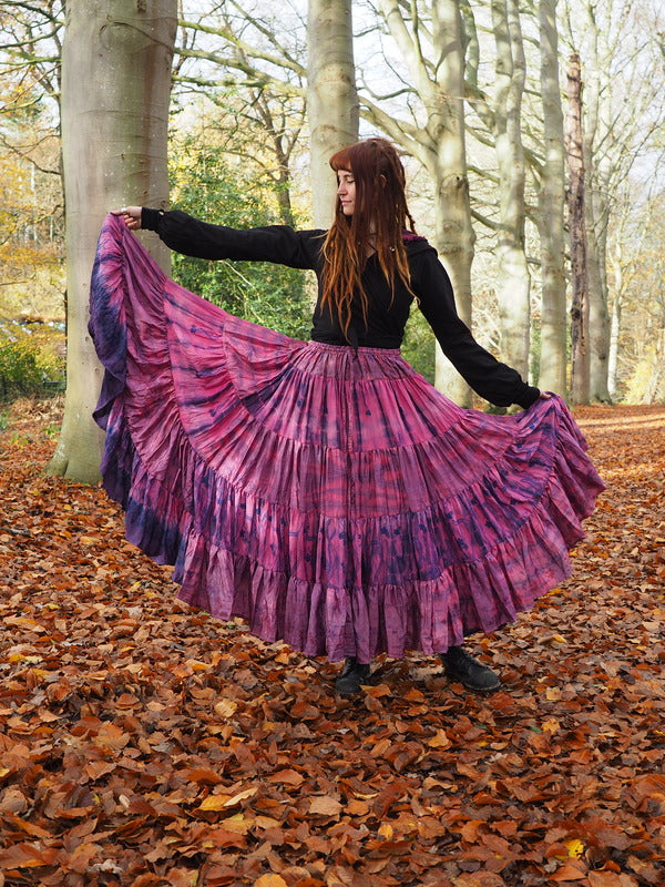 Tie Dye Zijden Rok 46