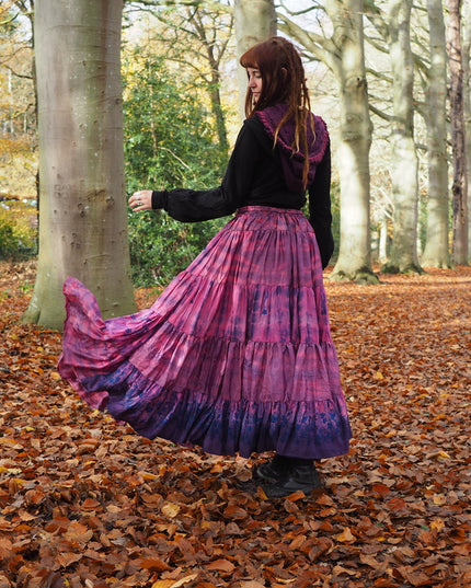 Tie Dye Zijden Rok 46