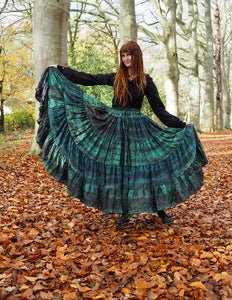 Tie Dye Zijden Rok 47