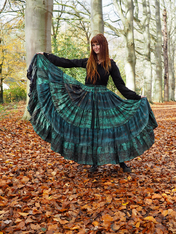 Tie Dye Zijden Rok 47