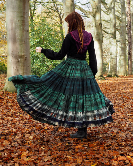 Tie Dye Zijden Rok 47