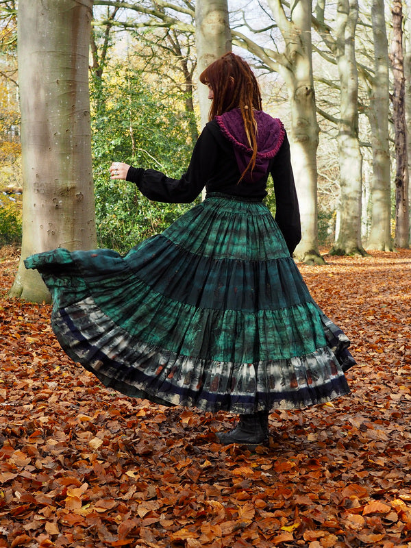 Tie Dye Zijden Rok 47