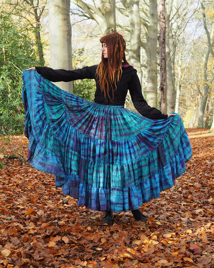 Tie Dye Zijden Rok 49