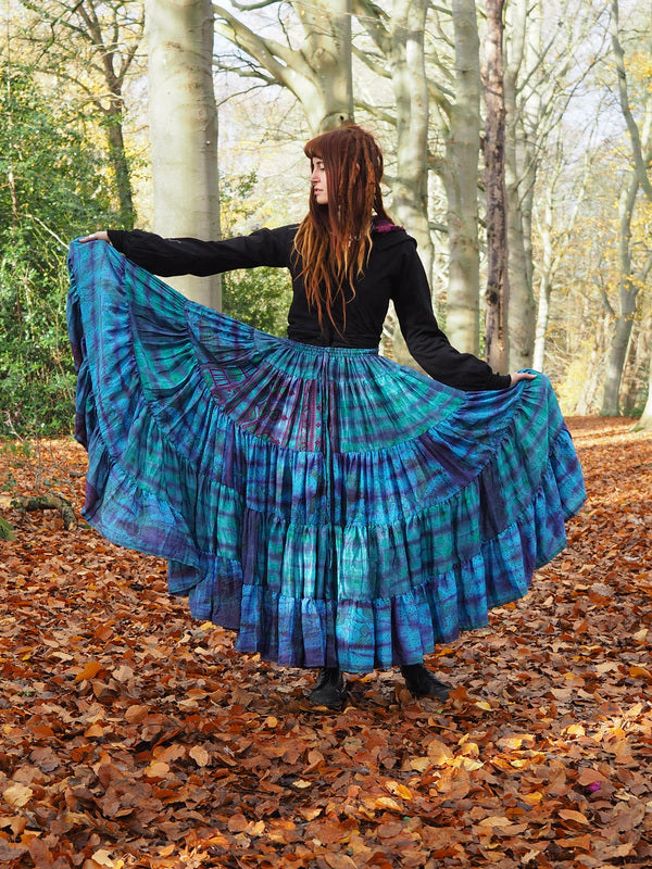 Tie Dye Zijden Rok 49