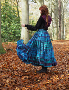 Tie Dye Zijden Rok 49