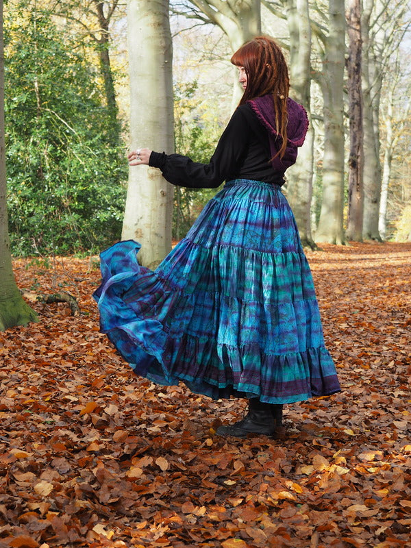 Tie Dye Zijden Rok 49