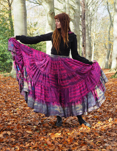 Tie Dye Zijden Rok 51