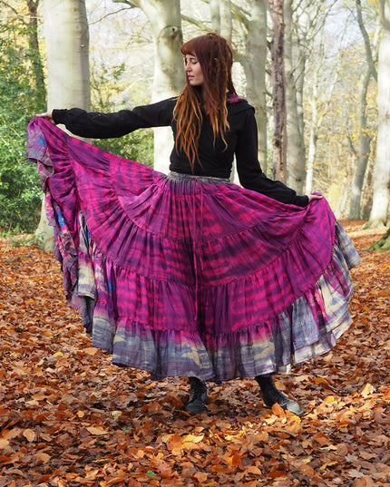 Tie Dye Zijden Rok 51