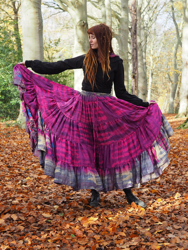 Tie Dye Zijden Rok 51