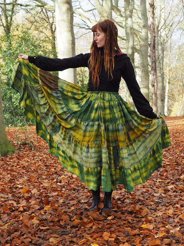 Tie Dye Zijden Rok 55