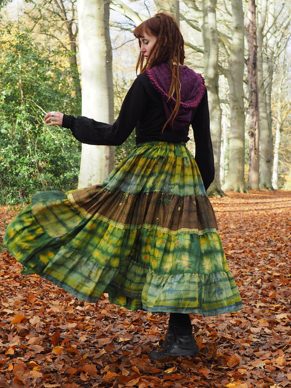 Tie Dye Zijden Rok 55