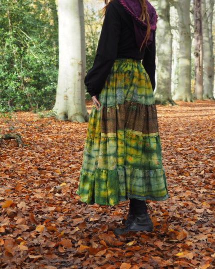 Tie Dye Zijden Rok 55