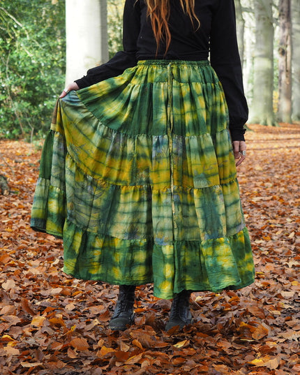 Tie Dye Zijden Rok 55