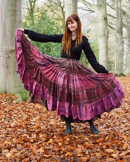 Tie Dye Zijden Rok 57