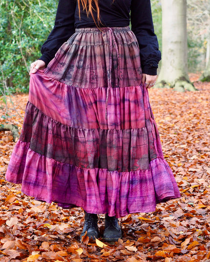 Tie Dye Zijden Rok 57