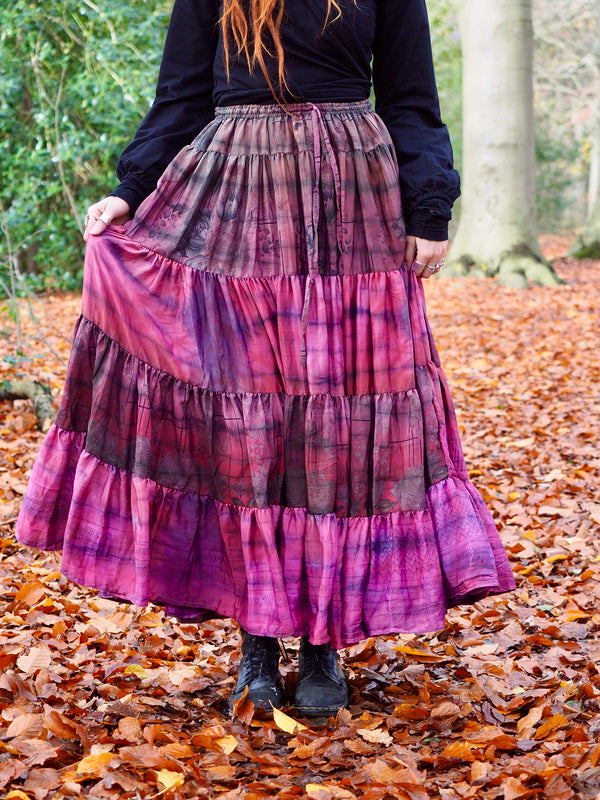 Tie Dye Zijden Rok 57