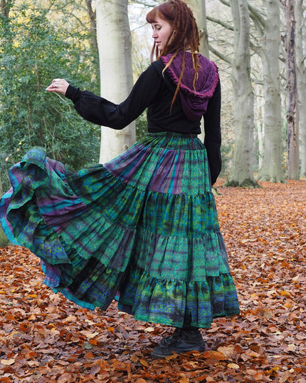 Tie Dye Zijden Rok 69