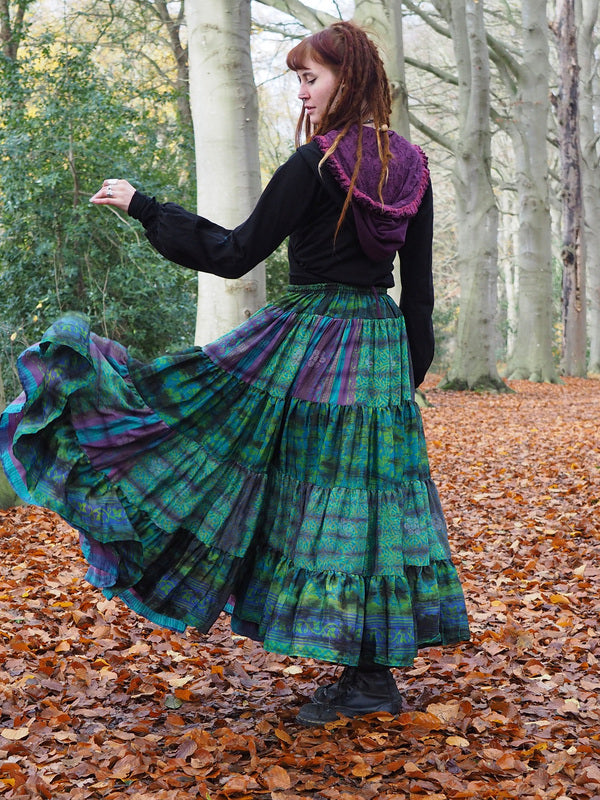 Tie Dye Zijden Rok 69