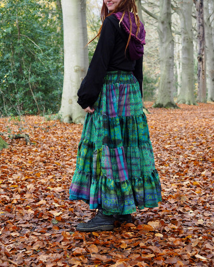 Tie Dye Zijden Rok 69