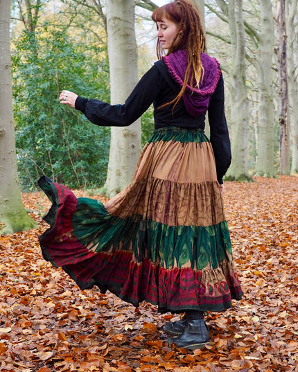 Silk Gypsy Skirt 205
