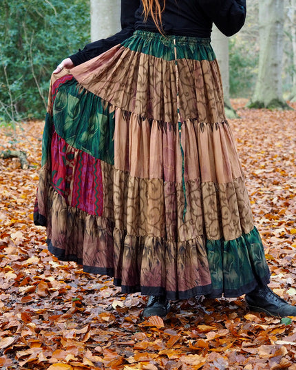 Silk Gypsy Skirt 205