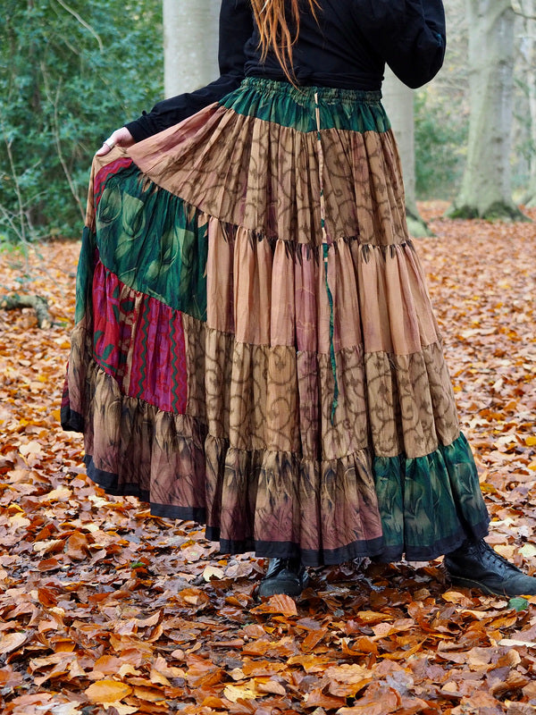 Tie Dye Zijden Rok 73